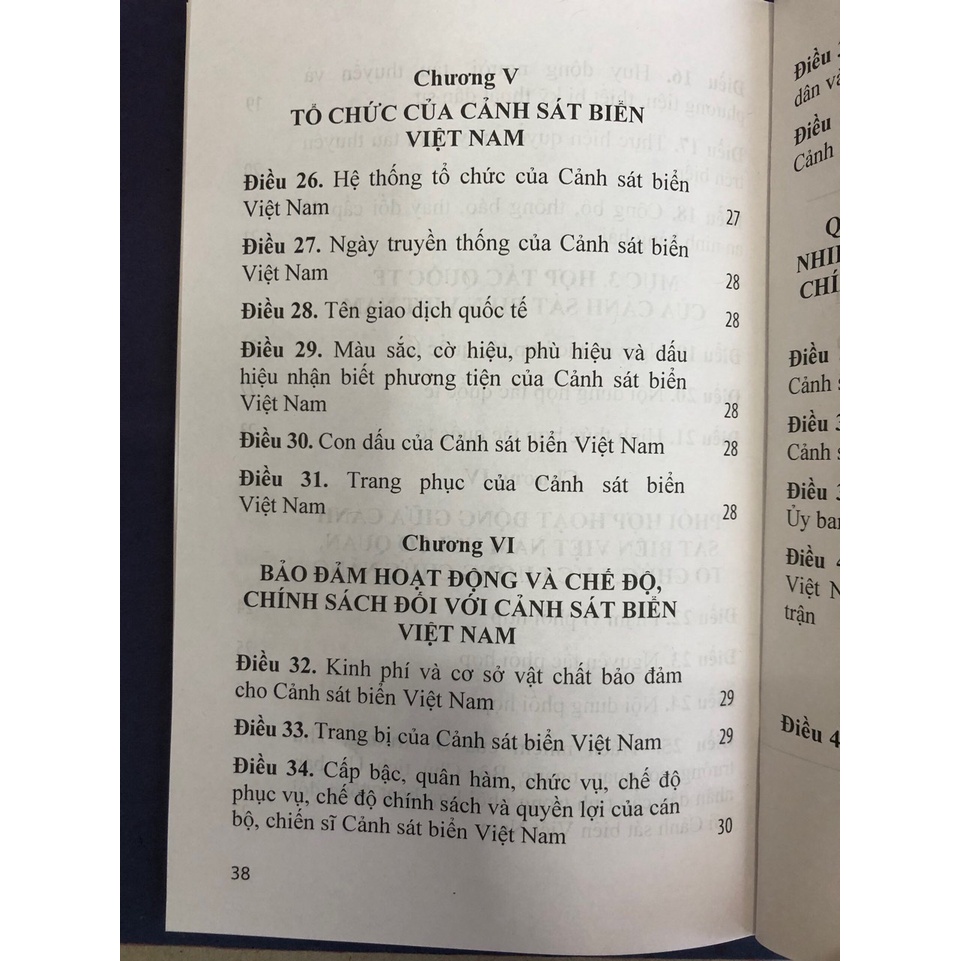 Sách Luật Cảnh Sát Biển Việt Nam