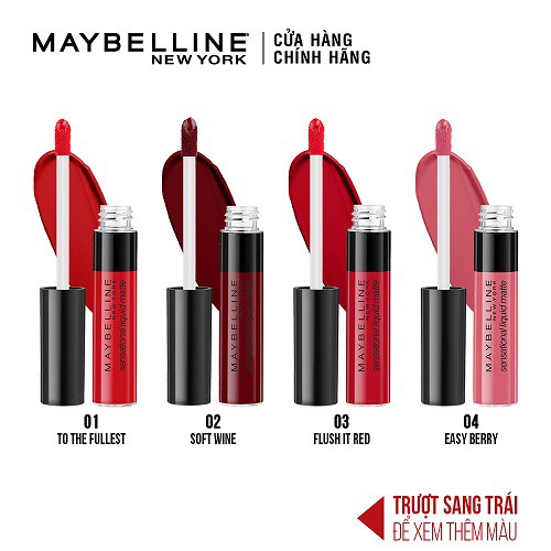Son Kem Lì Nhẹ Môi Maybelline New York Sensational Liquid Matte Lipstick 7ml | BigBuy360 - bigbuy360.vn