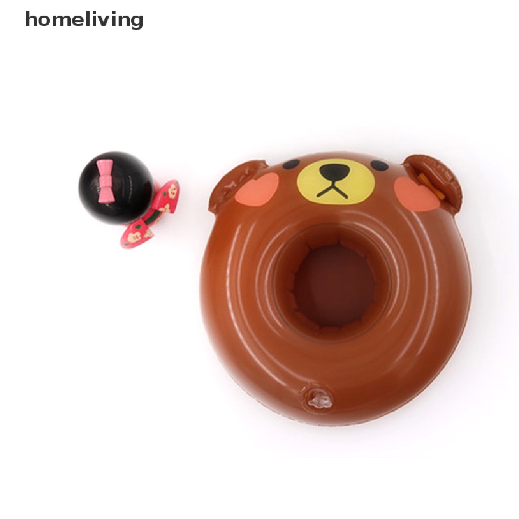 1 Phao Bơi Bơm Hơi Kiêm Giá Đỡ Cốc Nước Nóng / Bãi Biển Tiện Dụng