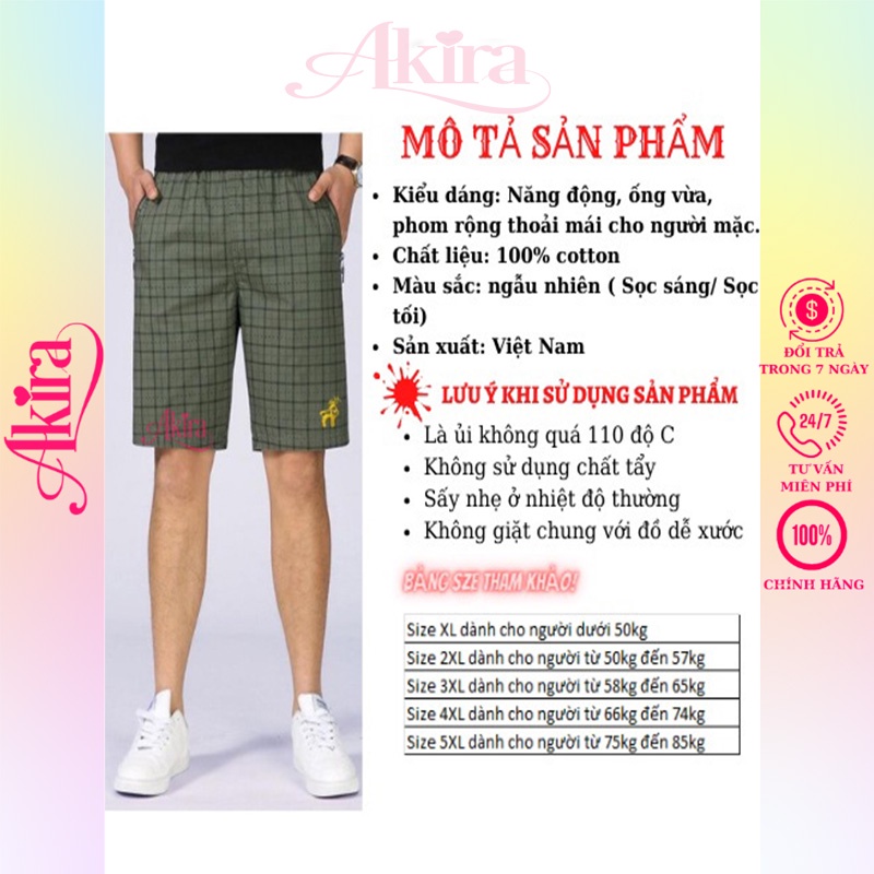 Quần Đùi Nam, Chất Liệu Thoáng Mát, Mặc Nhà Nhiều Màu Đủ Size Từ 45 - 85KG