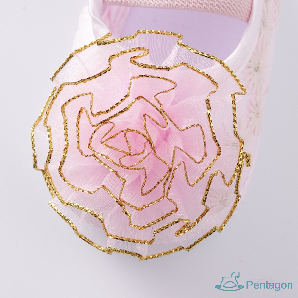 Giày Mềm Mại Có Ren Dùng Cho Bé Gái Từ 0-18 Tháng