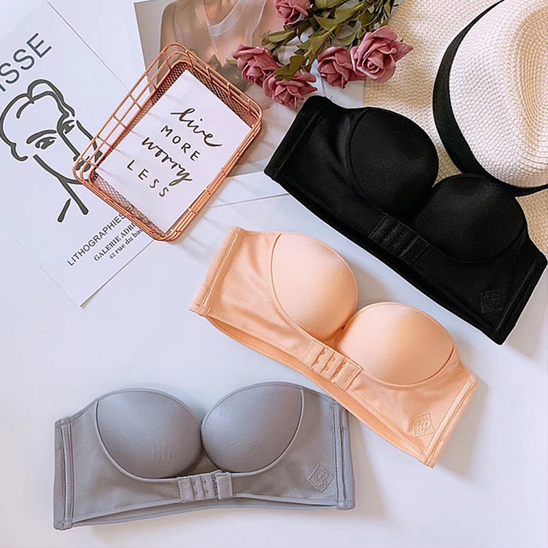 Áo lót nữ bra không dây quây ngực đúc su chống tụt sexy siêu hot HEYPANG VN015