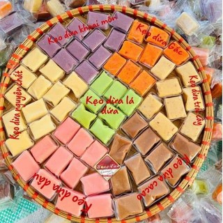 Kẹo dừa dẻo thập cẩm Hồng vân 500g