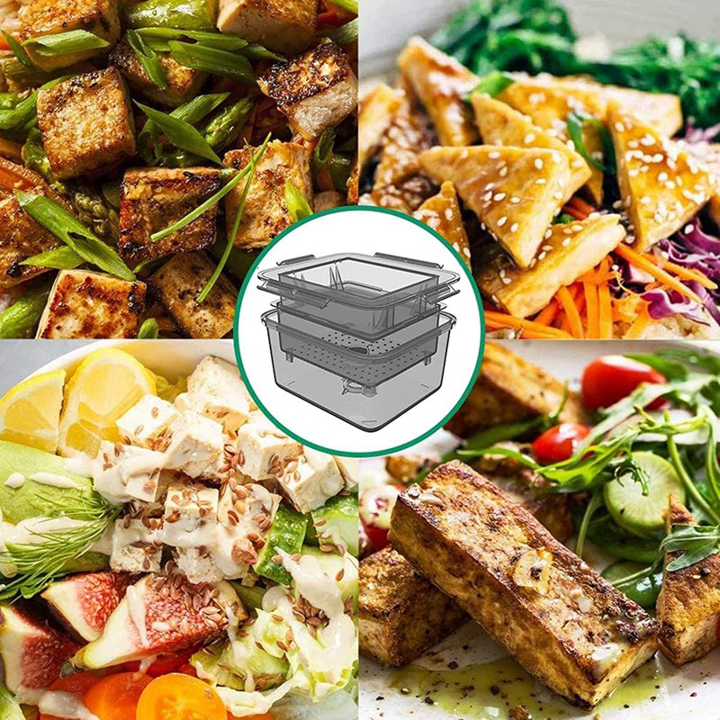 Khuôn Làm Đậu Hũ Bằng Nhựa Kèm Vải Lót Tiện Dụng Cho Nhà Bếp DIY