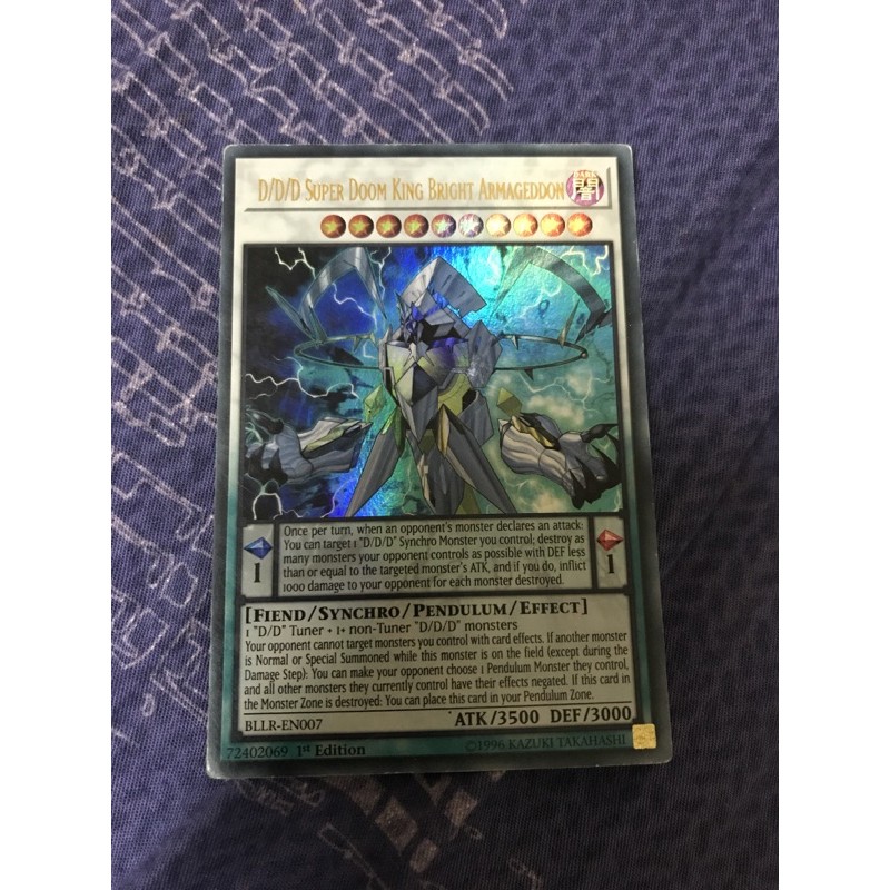 Bài yugioh D/D/D super doom king bright armageddon