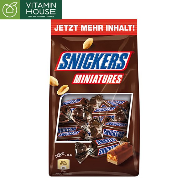 Socola UK Snickers Miniatures 100g [Vitamin House]