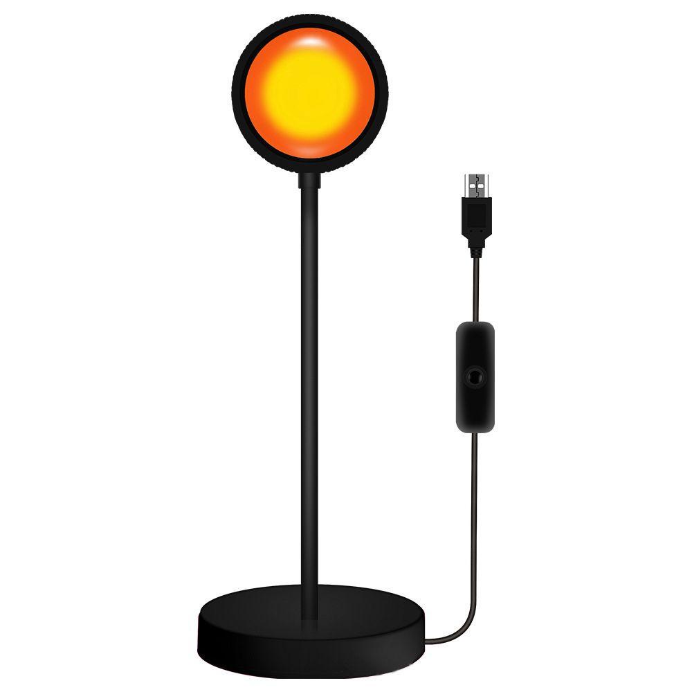 1 Đèn LED Chiếu Màu Sắc Cầu Vồng Cổng USB