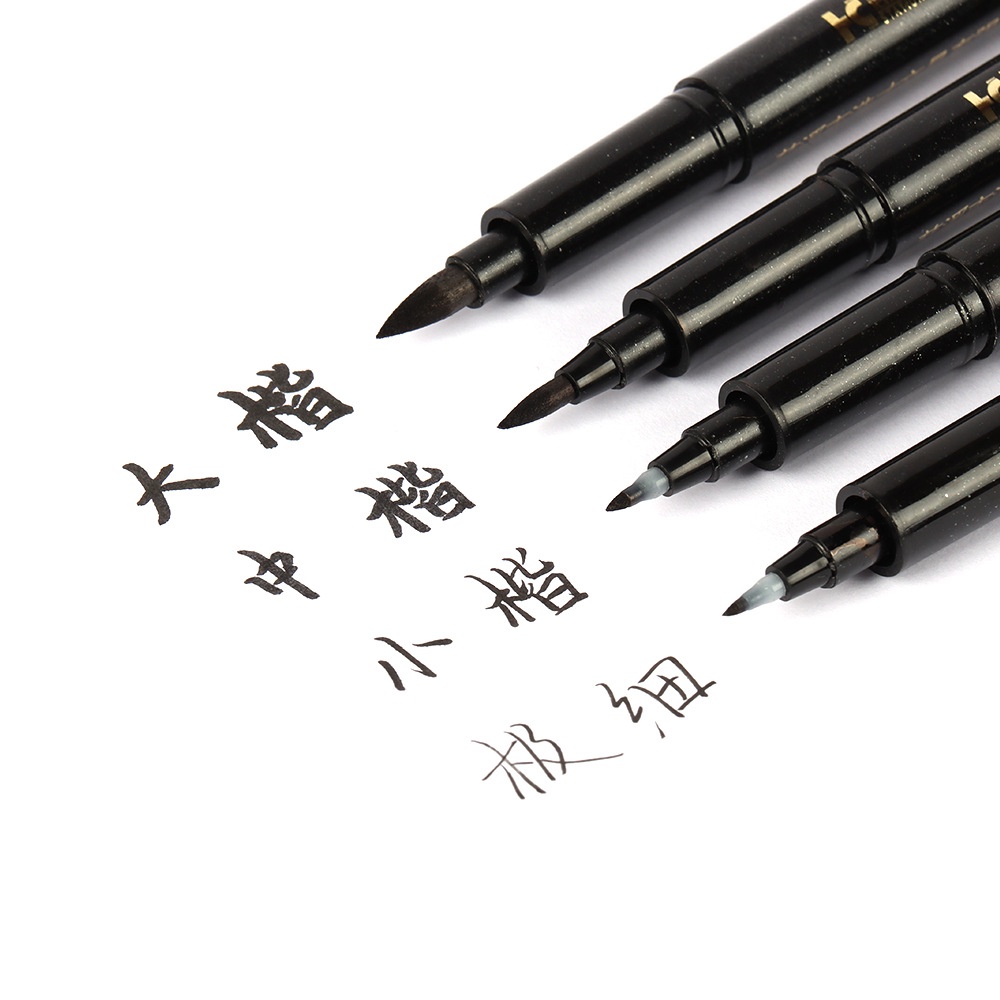 Bút viết calligraphy thư pháp, chữ hán, tiếng trung đủ ngòi đẹp dupe Baoke