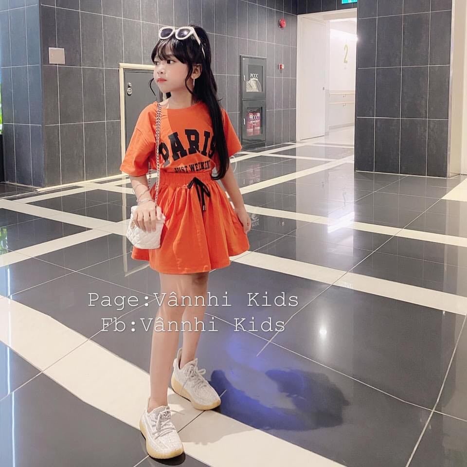 Bộ PARIS quần giả váy siêu xinh cho bé gái - BPR