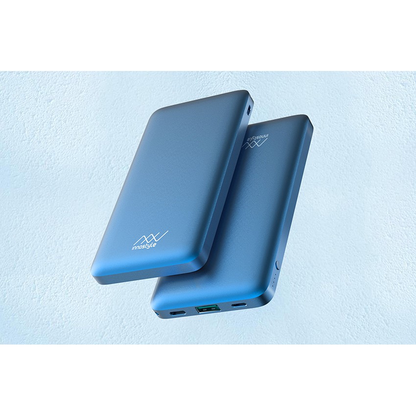 Pin Sạc Dự Phòng Innostyle Powergo Plus 10000MAH Tích Hợp Type-C In/Out Hỗ Trợ Sạc Nhanh PD Power Delivery 18W