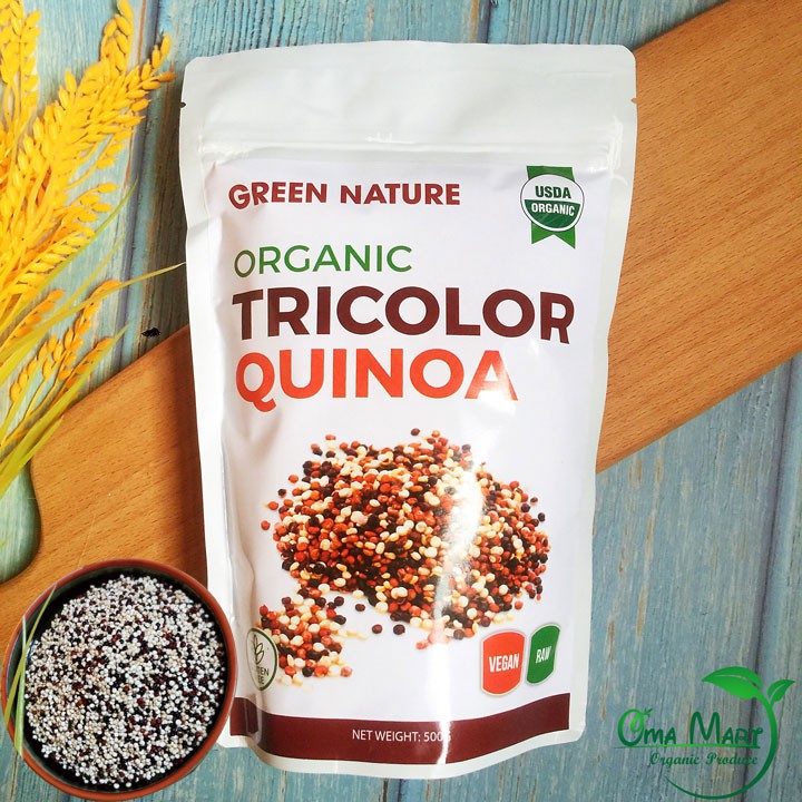 Diêm mạch 3 màu hữu cơ Green Nature chia nhỏ 100g