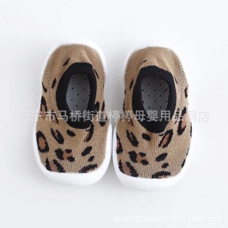 Giày bún hoạ tiết da beo cho bé