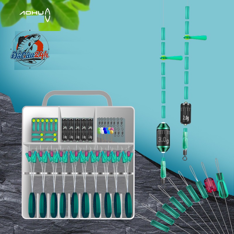 Hộp Set Làm Trục Câu Đài AoHu Dùng Cho Cần Câu Tay