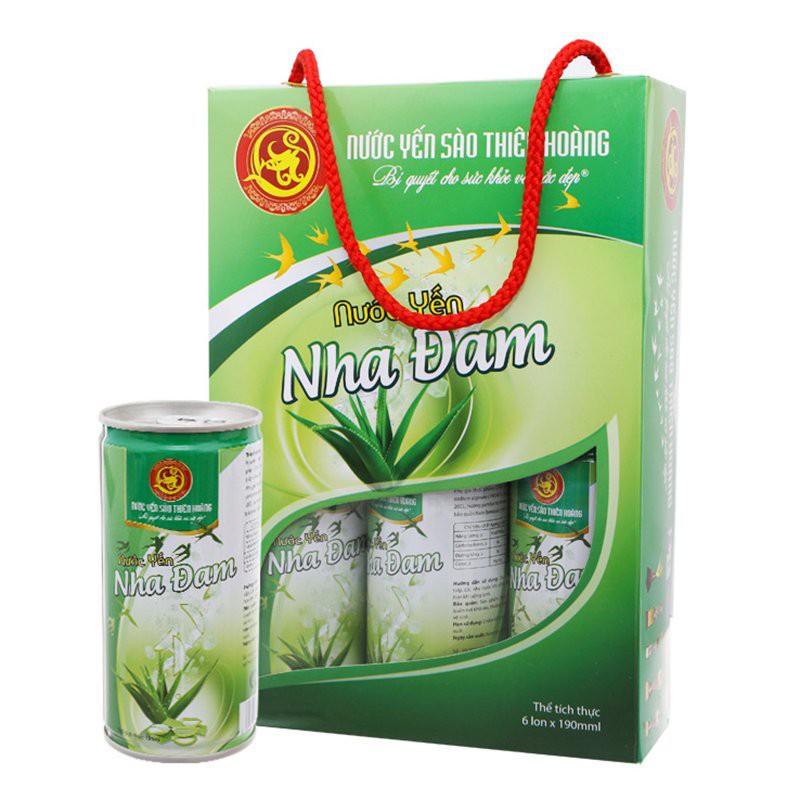 Combo 2 hộp yến lon Thiên Hoàng cao cấp 12 lon x 190ml