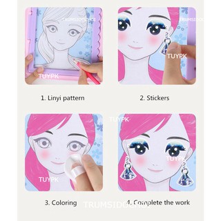 Đồ Chơi Trang Điểm 3 trong 1 Cho Bé Gái - Bảng Vẽ Đa Năng, Bộ Trang Điểm Chơi Công Chúa, Quà Tặng Sinh Nhật