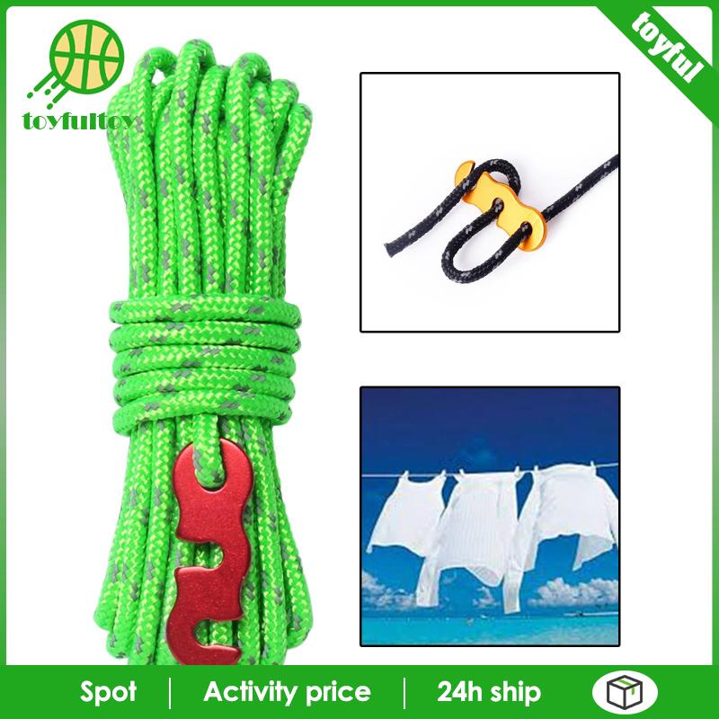 Cuộn Dây Nylon Phản Quang 4M 4mm Chuyên Dụng Cho Dựng Lều Cắm Trại