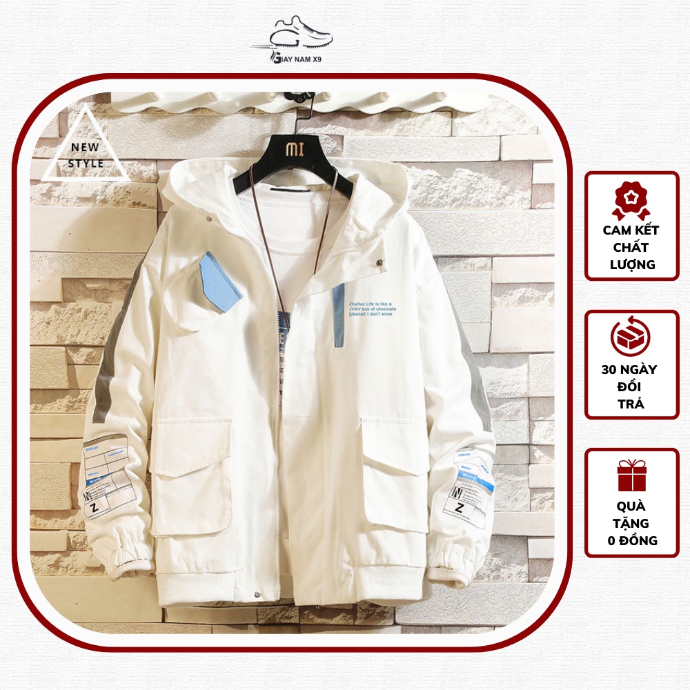 Áo khoác kaki túi hộp AB68