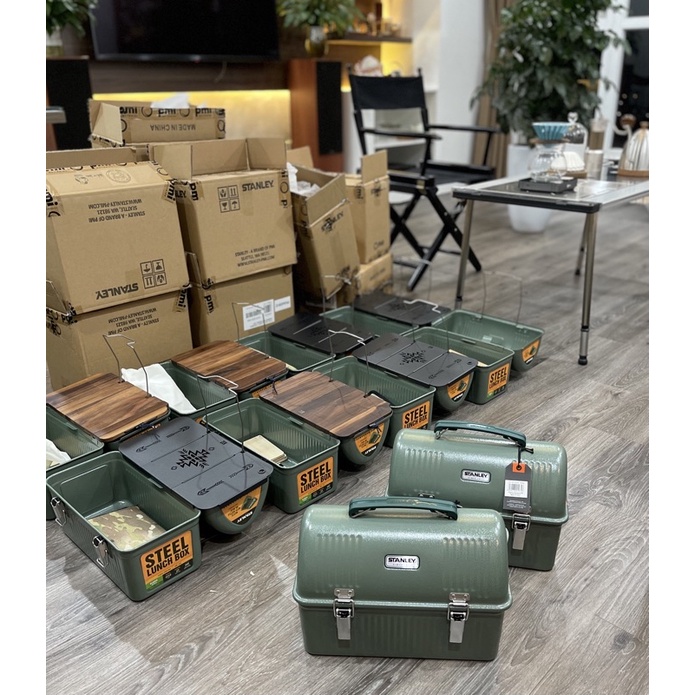 Thùng stanley classic lunch box 9 lít - Tặng vách chia khoang di động