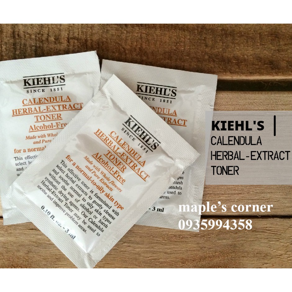 Toner hoa cúc Kiehls Calendula Herbal-Extract 10 gói