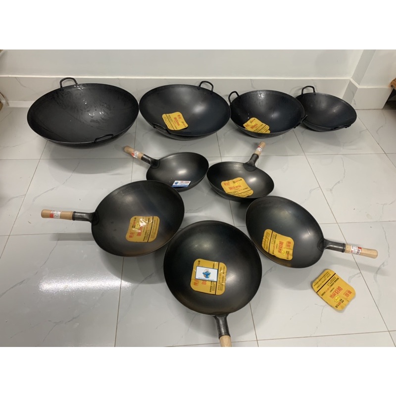 Chảo 38cm thép carbon chống dính chảo xào chảo chiên
