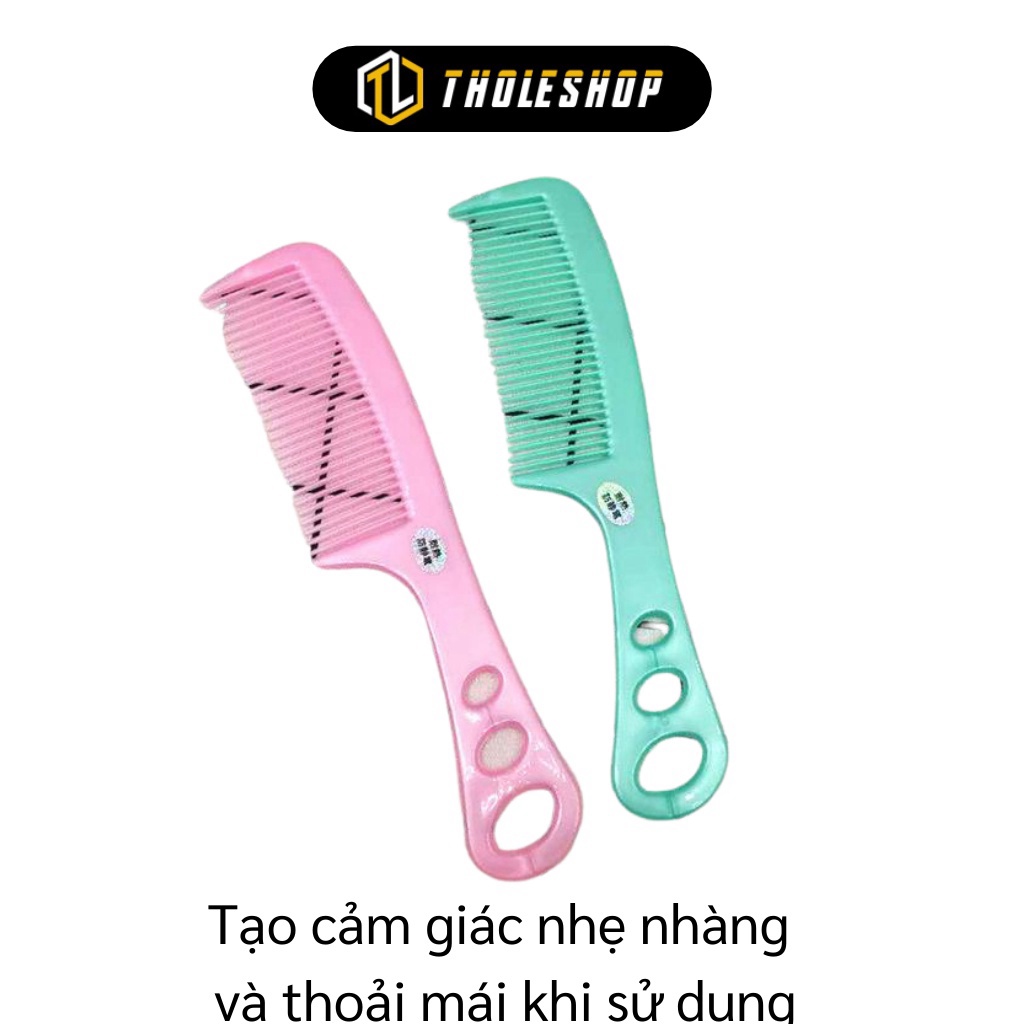 [SGD] Lược Chải Tóc - Lược Nhựa Răng Thưa Màu Kẹo Love Giá Rẻ 8424