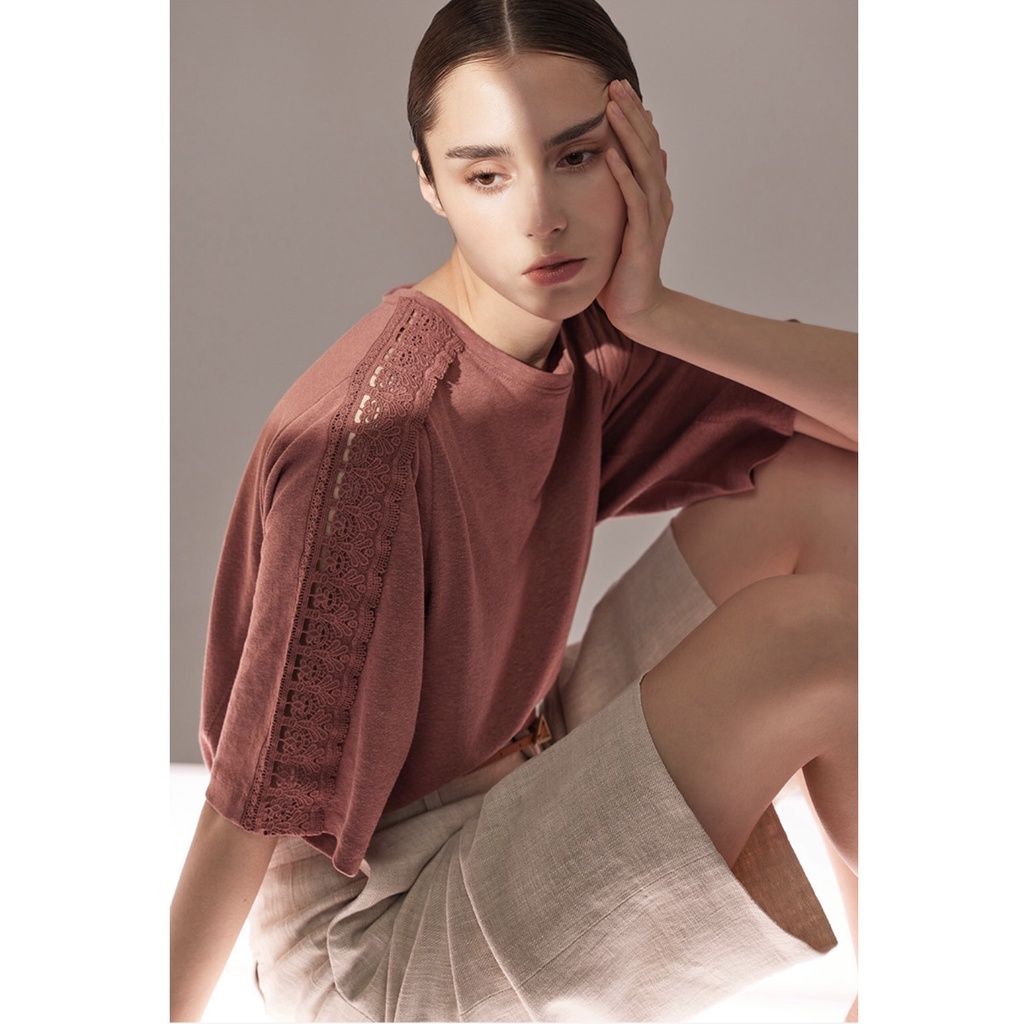 Hàng xuất xịn - Áo thun linen nhiều màu dáng rộng xuất Hàn vnxk