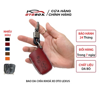 Bao da chìa khoá ô tô smartkey lexus, bọc chìa khoá ô tô da cao cấp bảo vệ chống xước, va đập