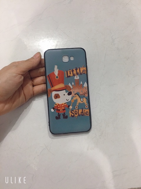 Ốp lưng J7Prime, J7 Prime chú Dog đội mũ