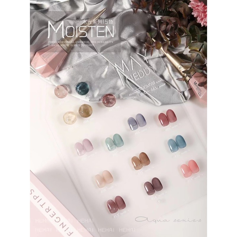 Set Thạch 15 màu mới nhất - kèm bảng màu hàng cao cấp Mayneddy
