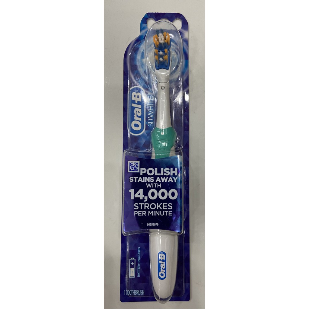 Bàn chải pin Oral B 3D White hàng USA