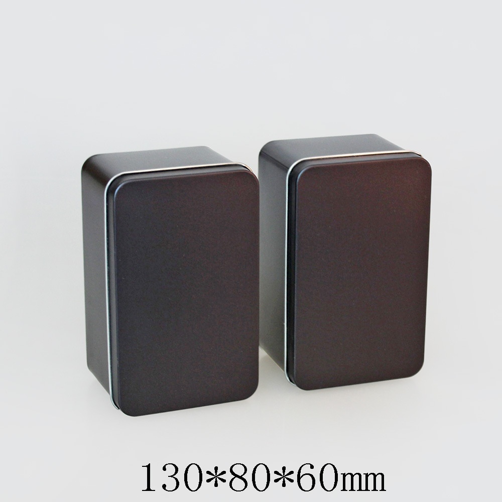1 Hộp Sắt Hình Chữ Nhật 13cm Đựng Kẹo, Cà Phê, Bánh Quy