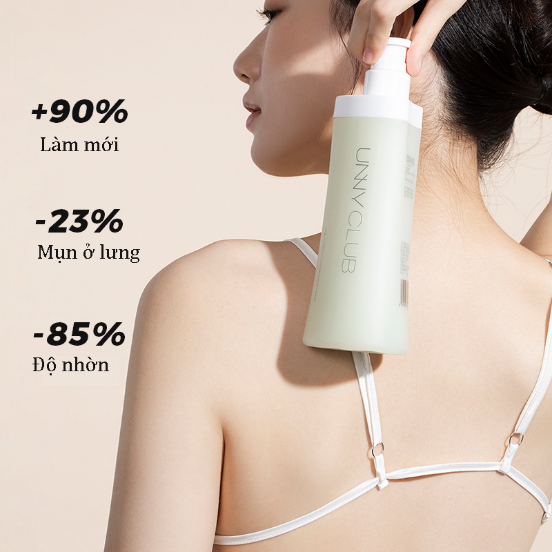 UNNY Gel Tắm Dưỡng Ẩm Lâu Trôi 72 Giờ 400ml Dành Cho Nữ