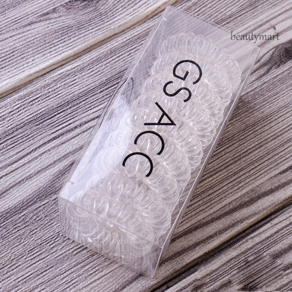 [Hàng mới về] Bộ 9 Dây Cột Tóc Lò Xo Co Giãn Thời Trang Cho Nữ