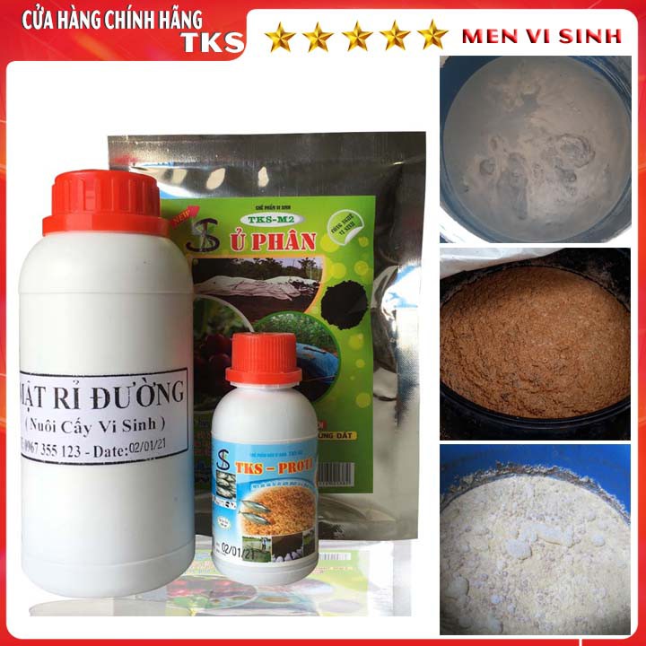 Men Vi Sinh Ủ Phân Cá, Phân Đậu Tương, Bánh Dầu