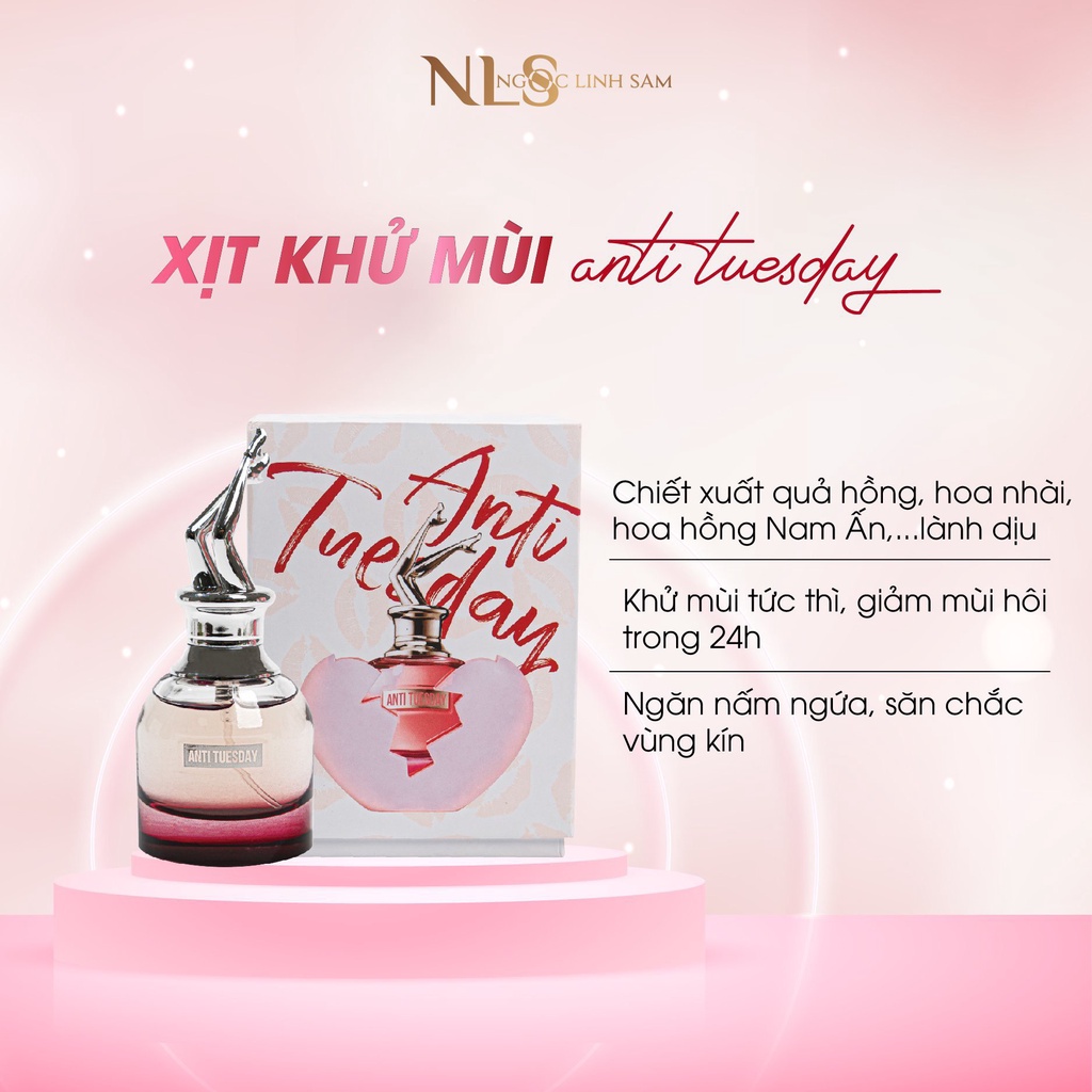 [CHÍNH HÃNG] Dung Dịch Vệ Sinh Say No Tuesday & Nước Hoa Xịt Anti Tuesday - Combo Cho 