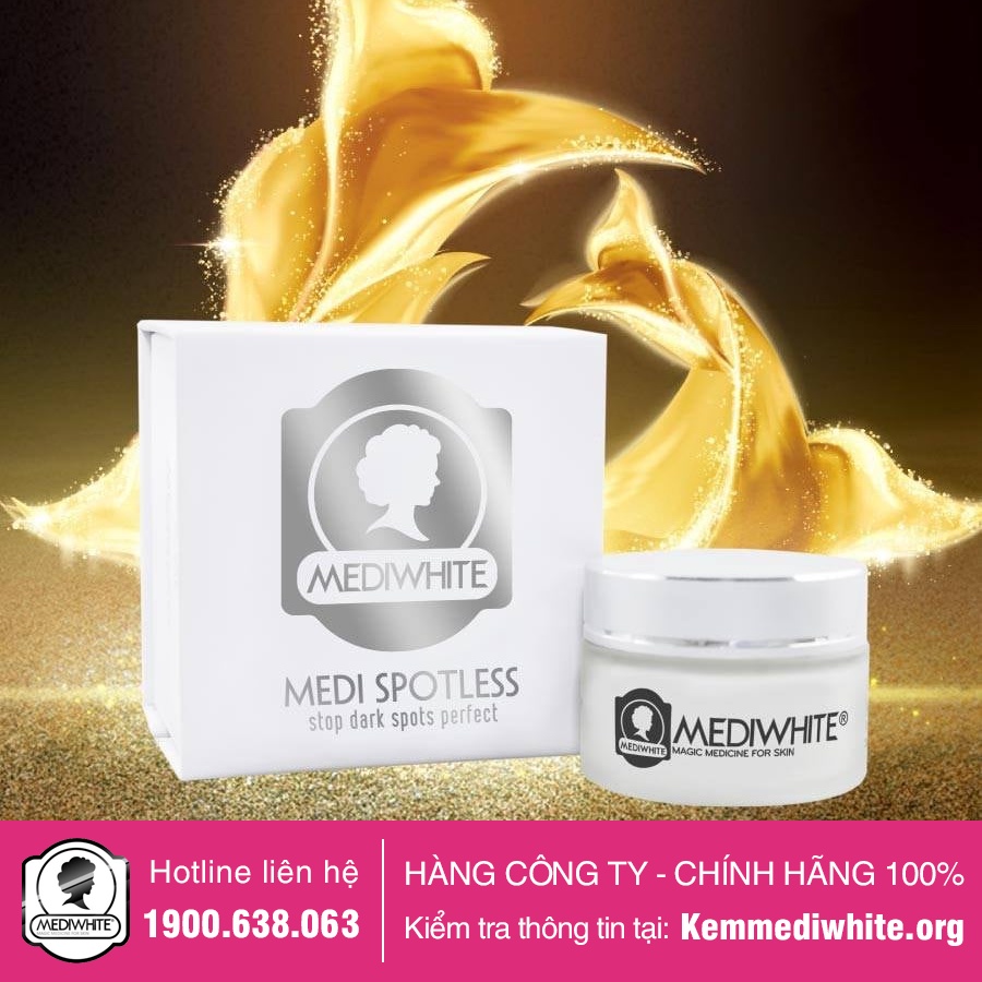 Kem Mờ Thâm Mụn Medi White Chính Hãng - Medi Spotless - Kem Mờ Thâm Mụn Sáng Da Medi White