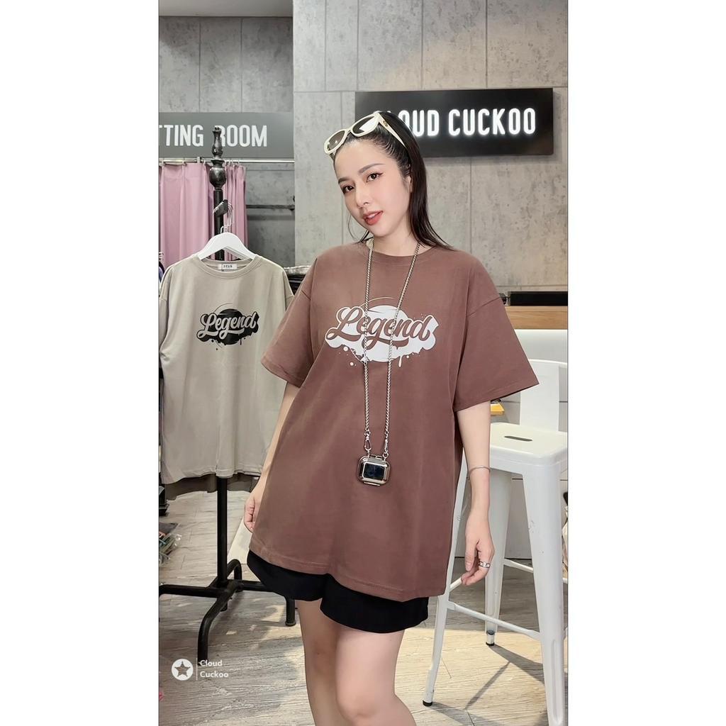 Áo Thun Nam/Nữ In Chữ Legend Chất Cotton Mềm Phom Áo Rộng - Mã Số: 20702