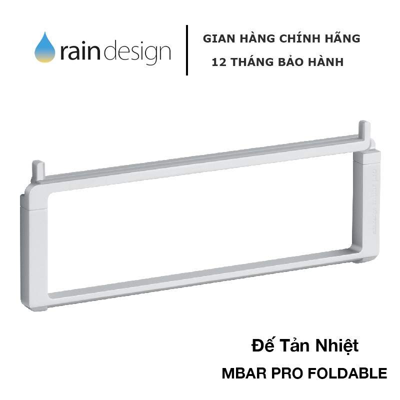 ĐẾ TẢN NHIỆT RAIN DESIGN (USA) MBAR PRO FOLDABLE LAPTOP SILVER - RD-10082-10083 - HÁNG CHÍNH HÃNG