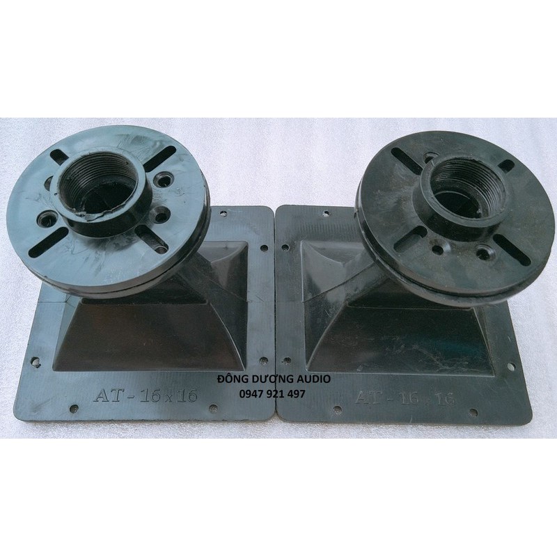 2 CÁI HỌNG TREBLE KÈN 450 16X16 + 2 MẶT BÍCH 450 SANG REN XOÁY - 2HONG 16X16 BICH 450