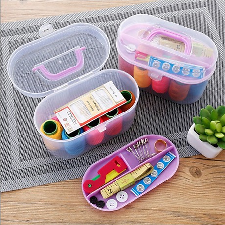 [Thánh chỉ mọi nhà] Hộp kim chỉ đa năng 24 món 100% như hình