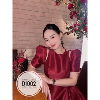 Bigsize Đầm tafta hở vai D1002