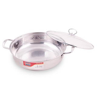 Nồi lẩu inox vung kính sunhouse shgp30g