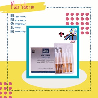 [MARTIDERM][CHÍNH HÃNG TEM CTY] Tinh chất Ampoule AHA & Collagen giảm dày sừng & trẻ hóa MARTIDERM NIGHT RENEW