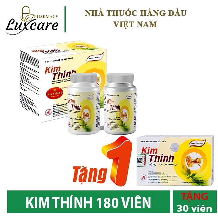 Kim Thính Lọ 180 Viên - TẶNG KÈM NGAY 1 HỘP 30 VIÊN
