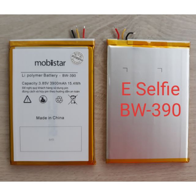 Pin CHÍNH HÃNG mobiistar E Selfie  , kích thước pin 6x9 cm