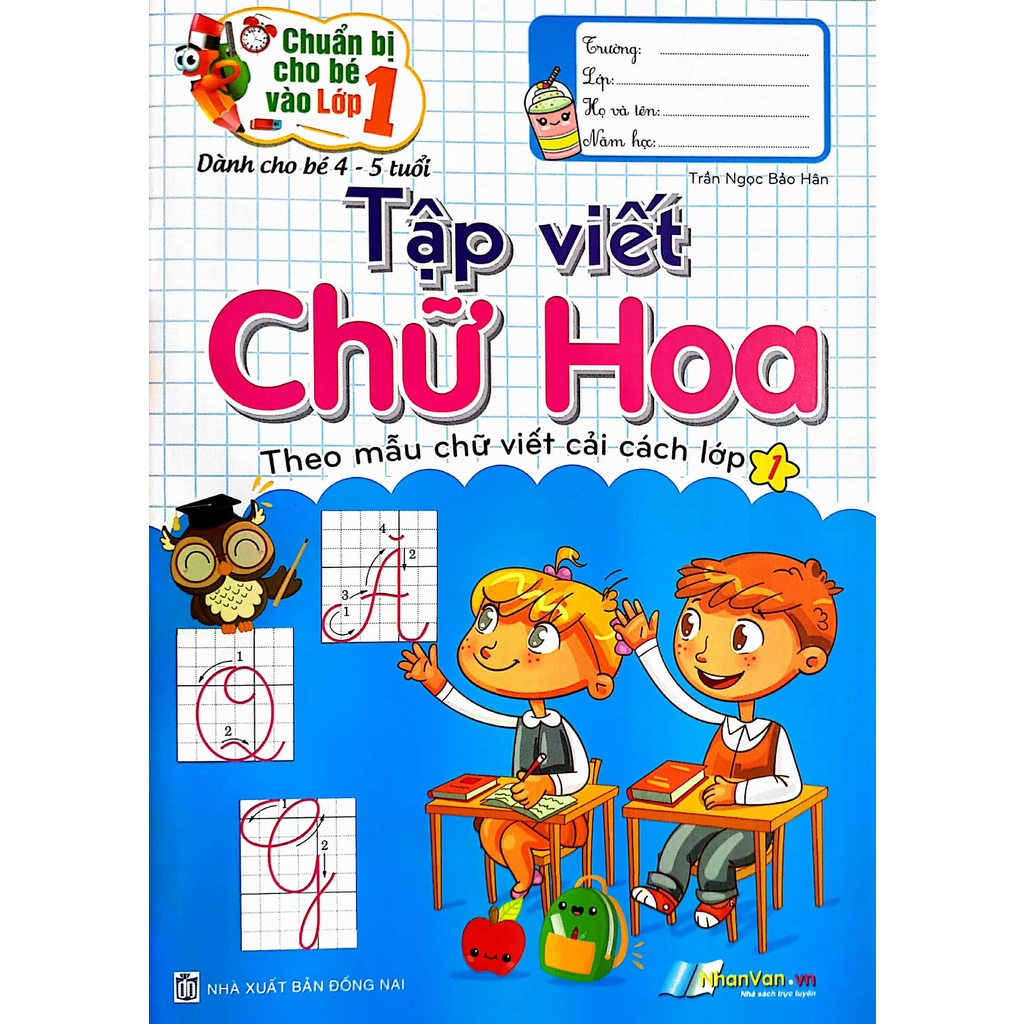 Sách - Combo 6 quyển Tập Viết Chữ Cái (Theo mẫu chữ viết cải cách lớp 1)