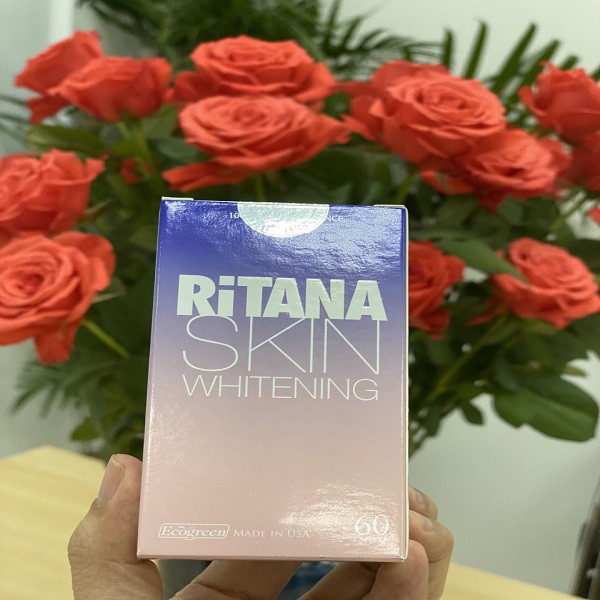 Viên uống trắng da RiTANA – Hỗ trợ giúp da trắng sáng (Hộp 60 Viên)