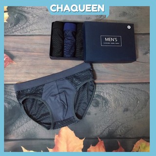 Hộp 4 quần sịp men chéo thông hơi cao cấp