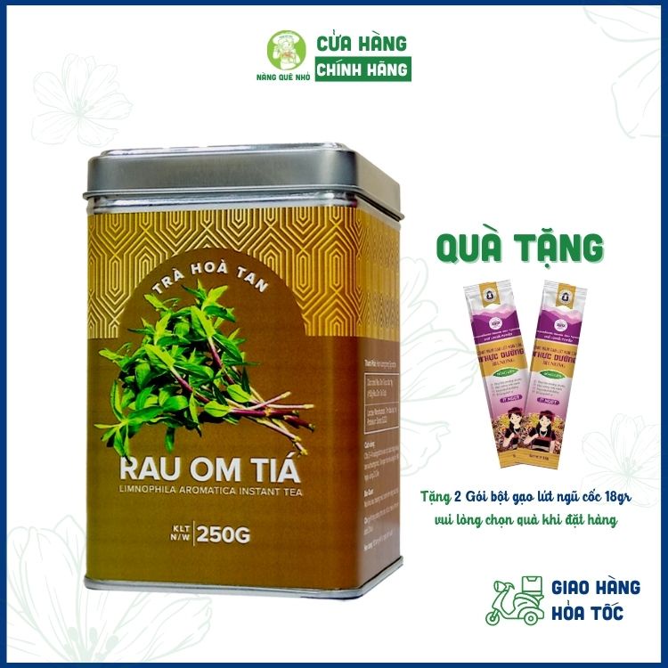 Trà Rau Om Tía Hòa Tan Hygie Thanh Nhiệt Lợi Tiểu Phòng Tái Phát Sỏi Thận, Rau Ngổ Dược Liệu