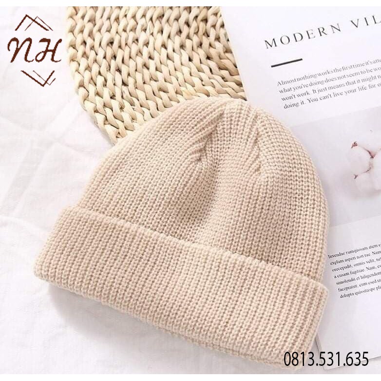 Nón Beanie Nhiều Màu - Mũ Len Beanie phong cách Hàn Quốc Unisex